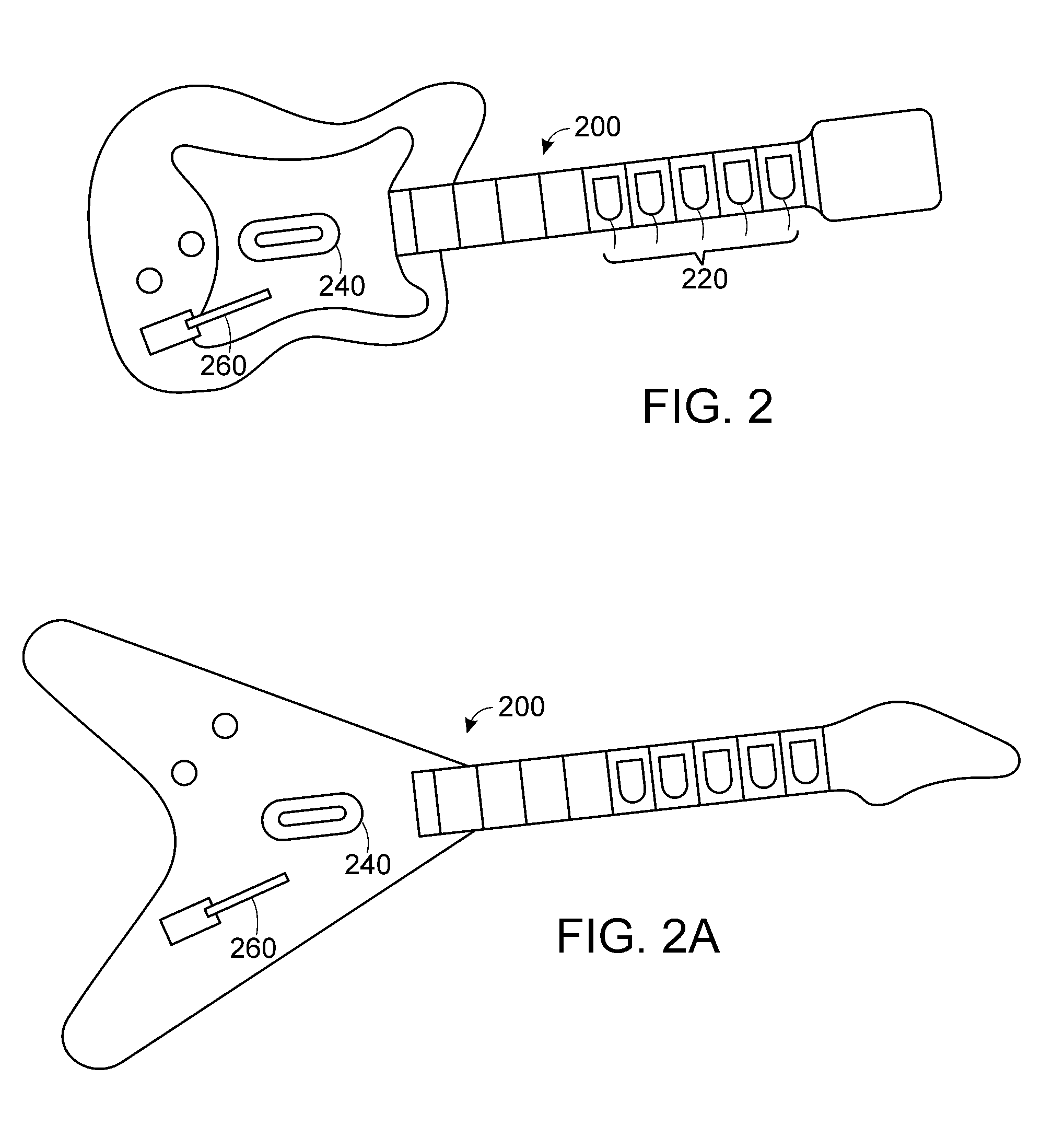 Game controller simulating a musical instrument