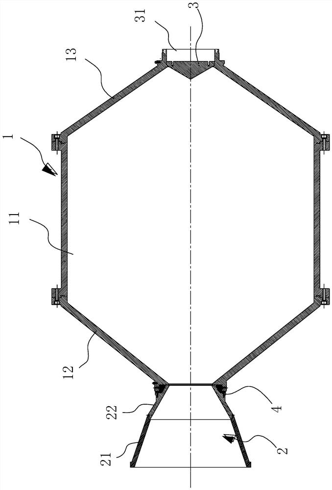 Composite absorber structure of total-absorption high-energy laser energy meter