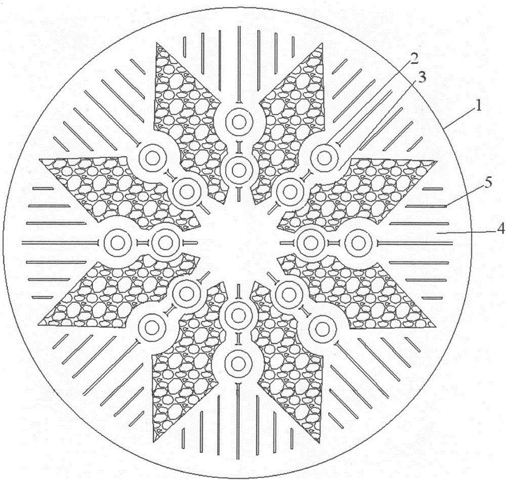 Three-dimensional space dense layout vertical axis high-power wind turbine system