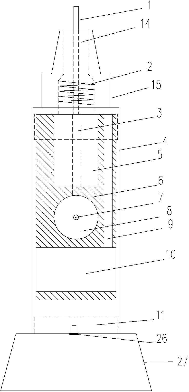 Micro-seismic monitoring three-component sensor