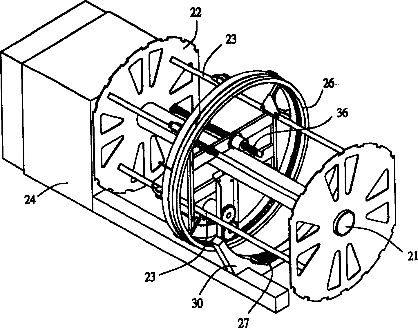 Automatic sample warping machine and its warping method