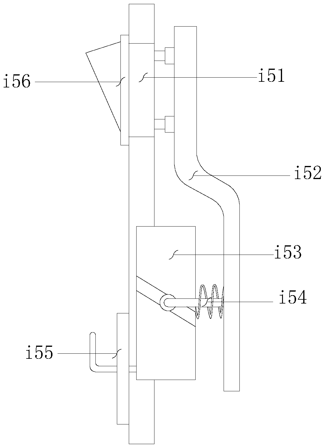 Electric automobile charging pile with arranging and intercepting functions