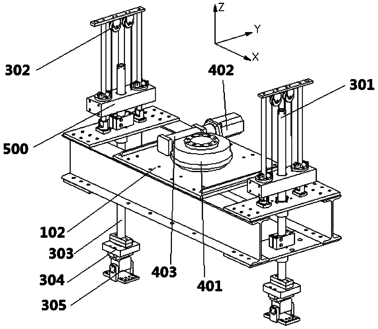 Wave resistance tester for double-pole boat