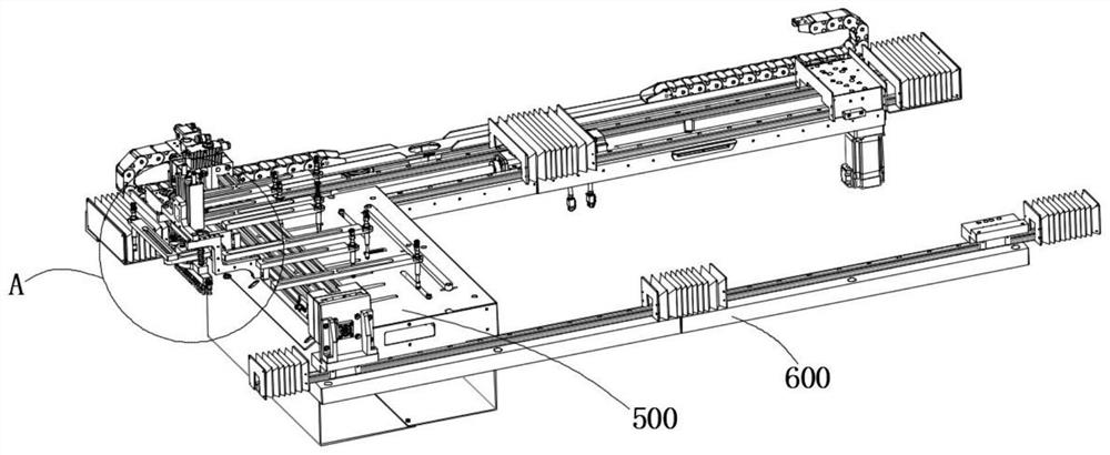 Automatic feeding positioning device with material position adjusting function