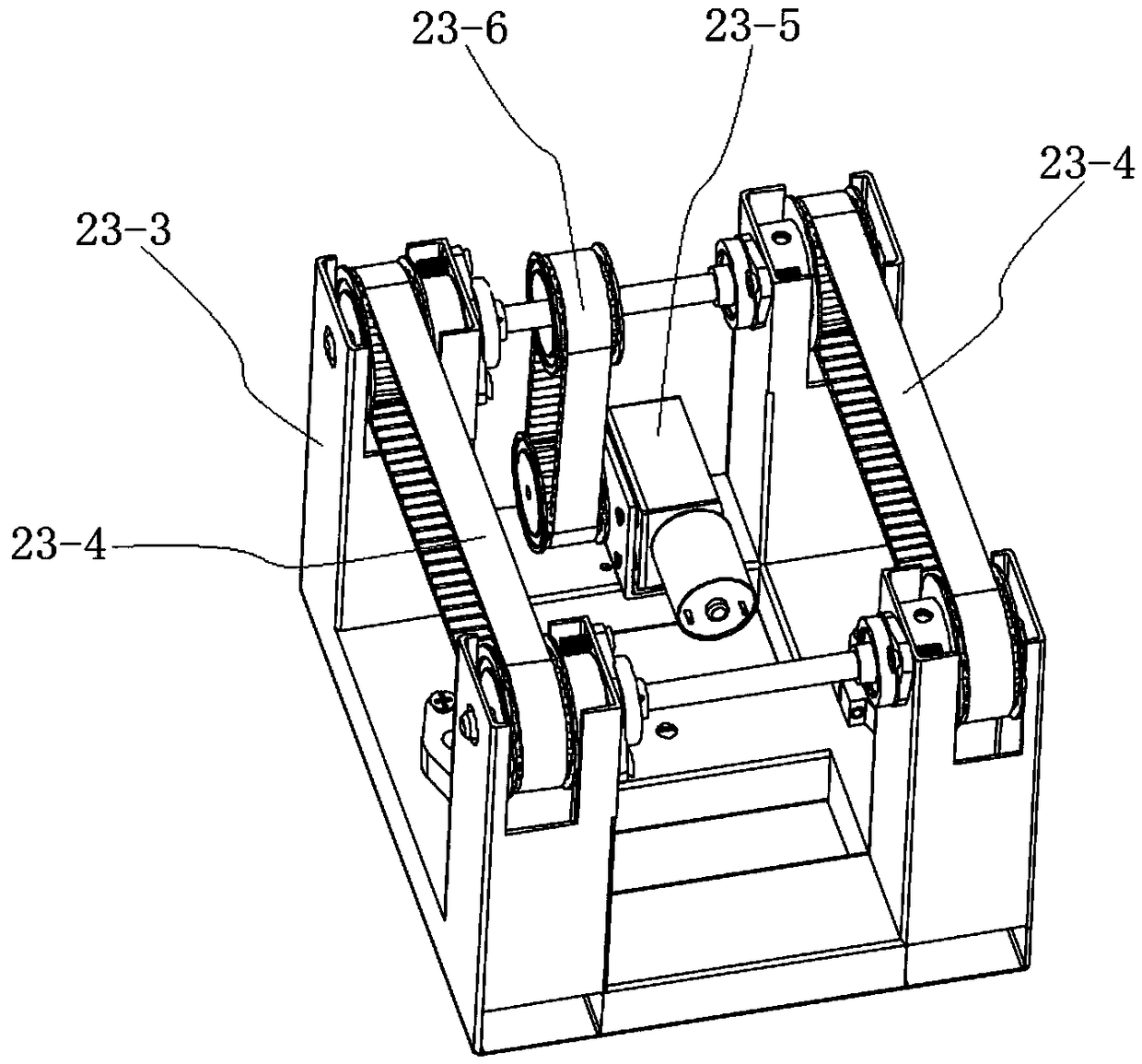 Road upper annular automatic access parking device