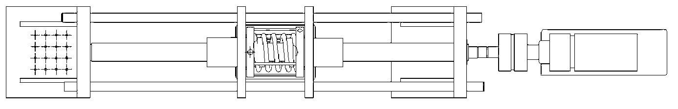 Friction force measuring device of ball screws with variable loads and measuring method of friction force measuring device