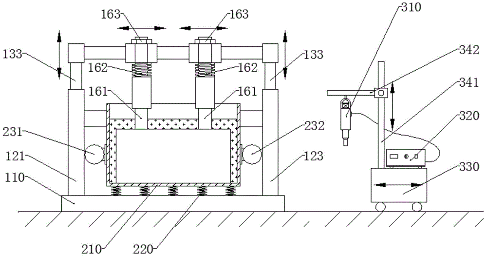 Aluminum or magnesium alloy casting sand core removing device and method