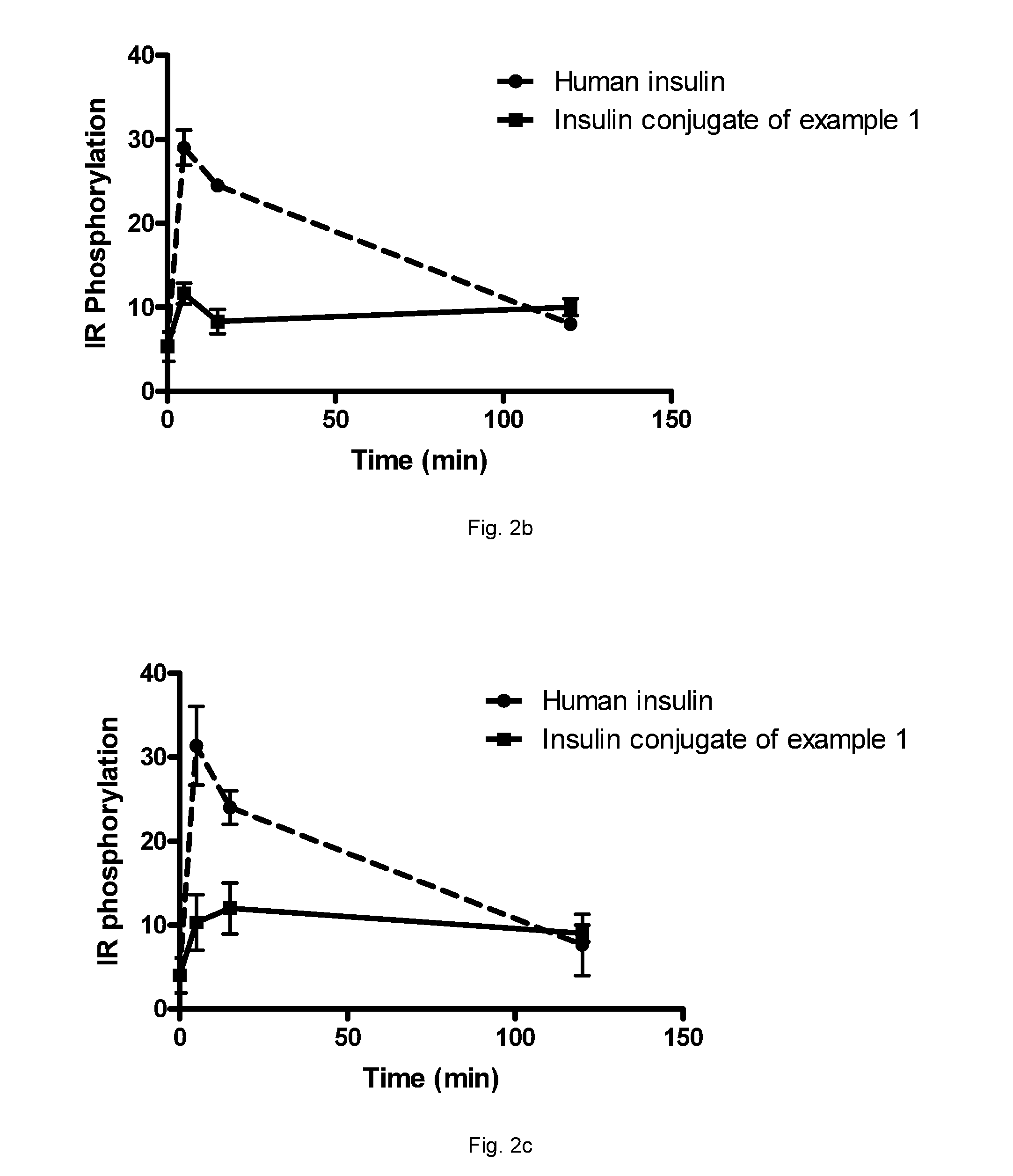 Insulin albumin conjugates