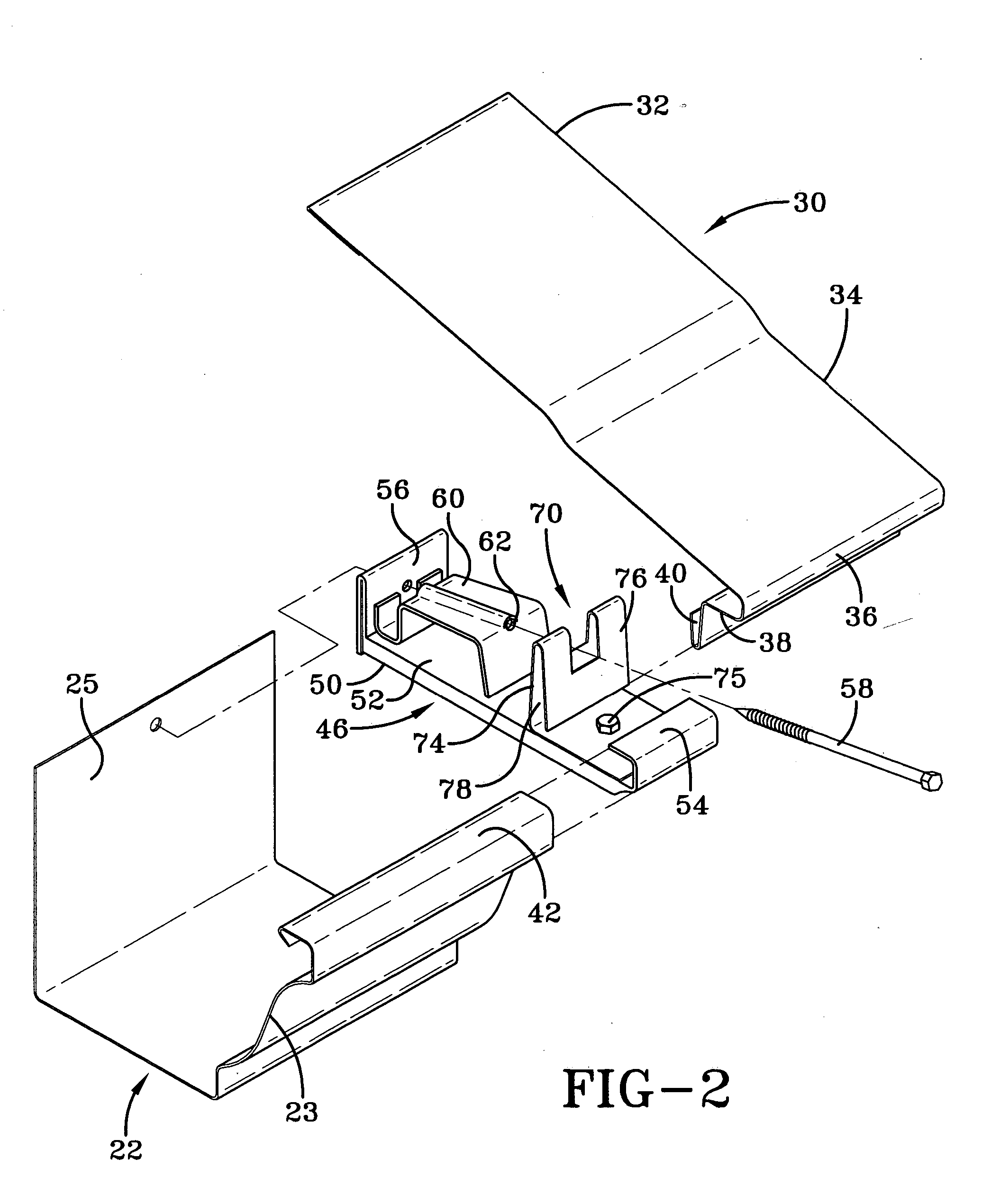 Gutter deflector shield