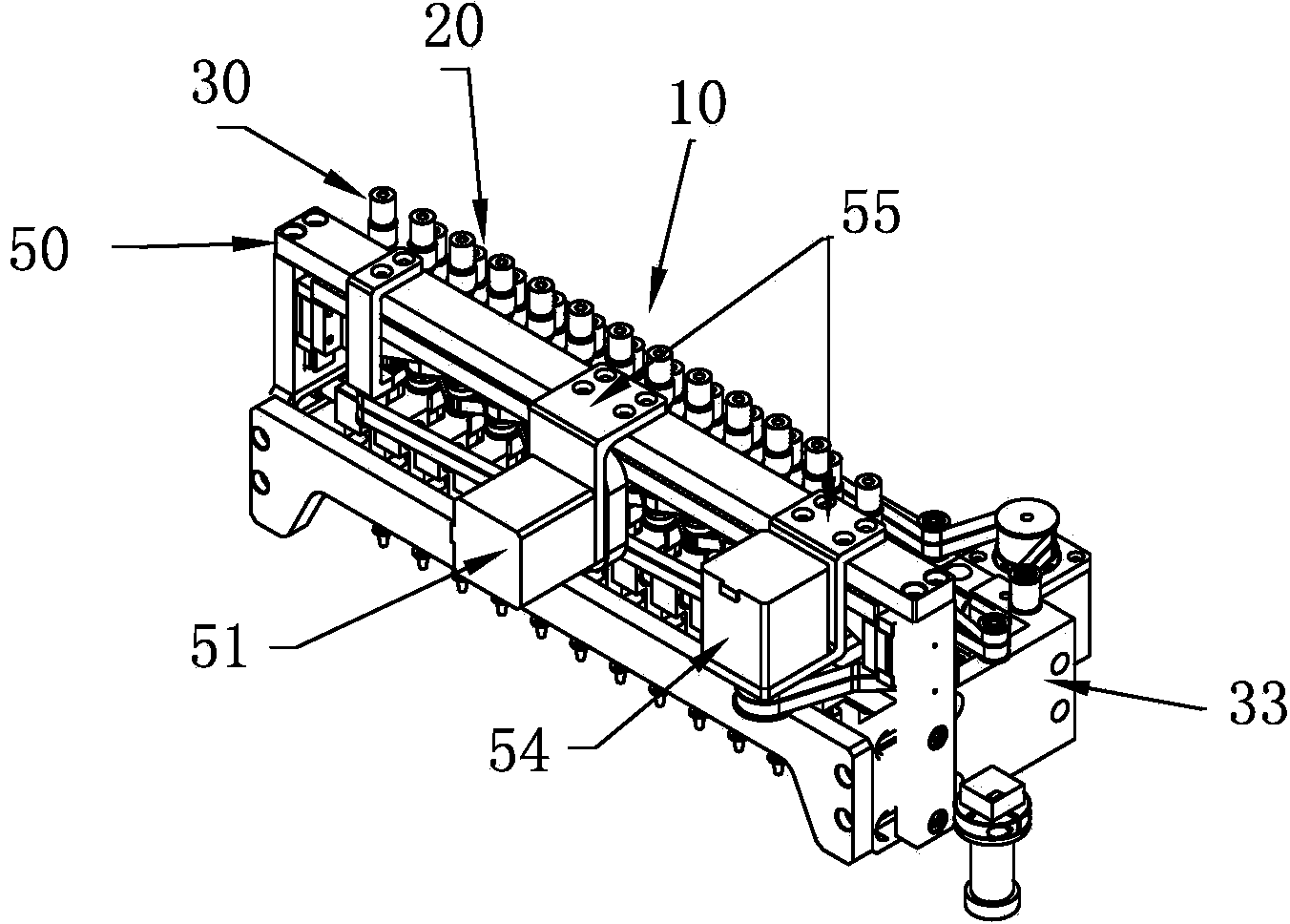 Matrix-type surface mounted device