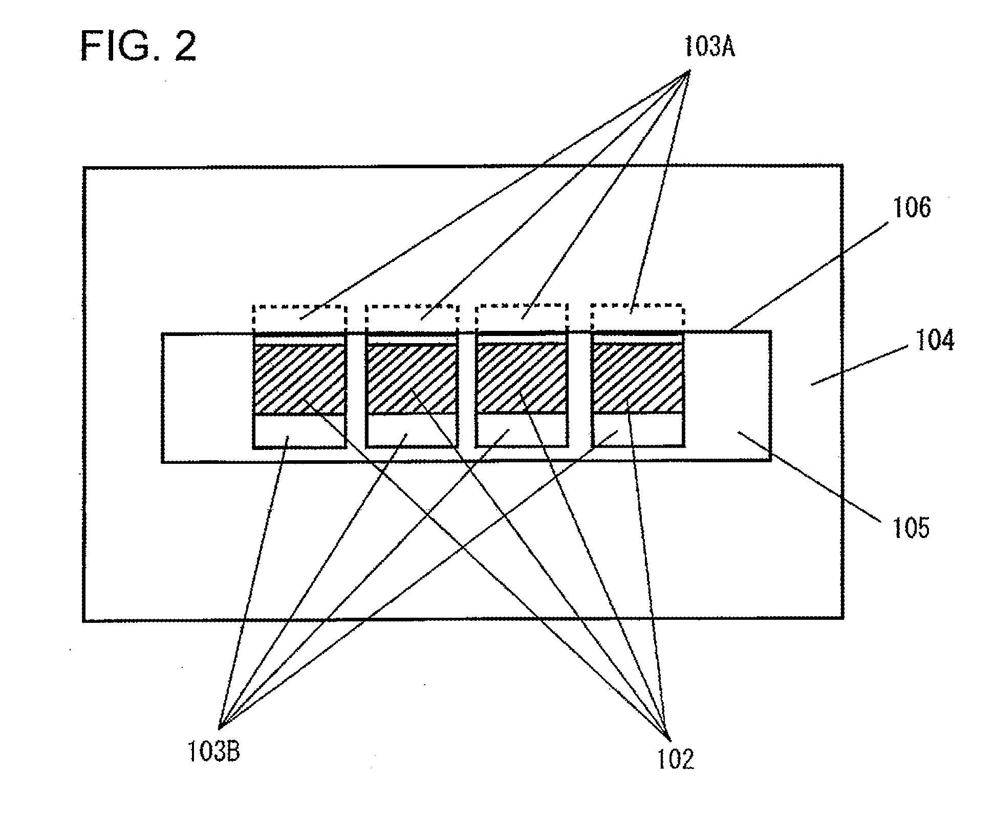 Electronic parts, and method for arranging shielding case and chip parts