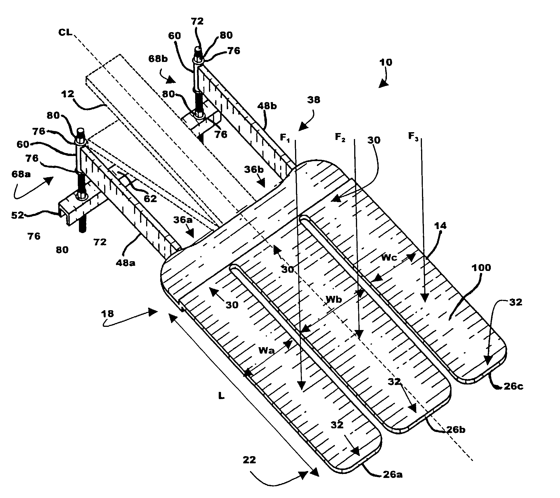 Multi-use pallet with torsion control for a printing machine