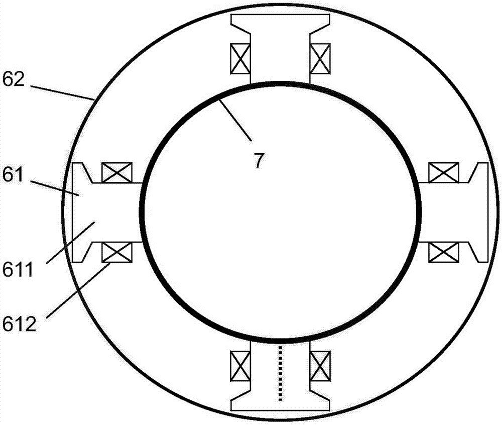 Vertical axis suspension permanent magnet wind generator and control method thereof