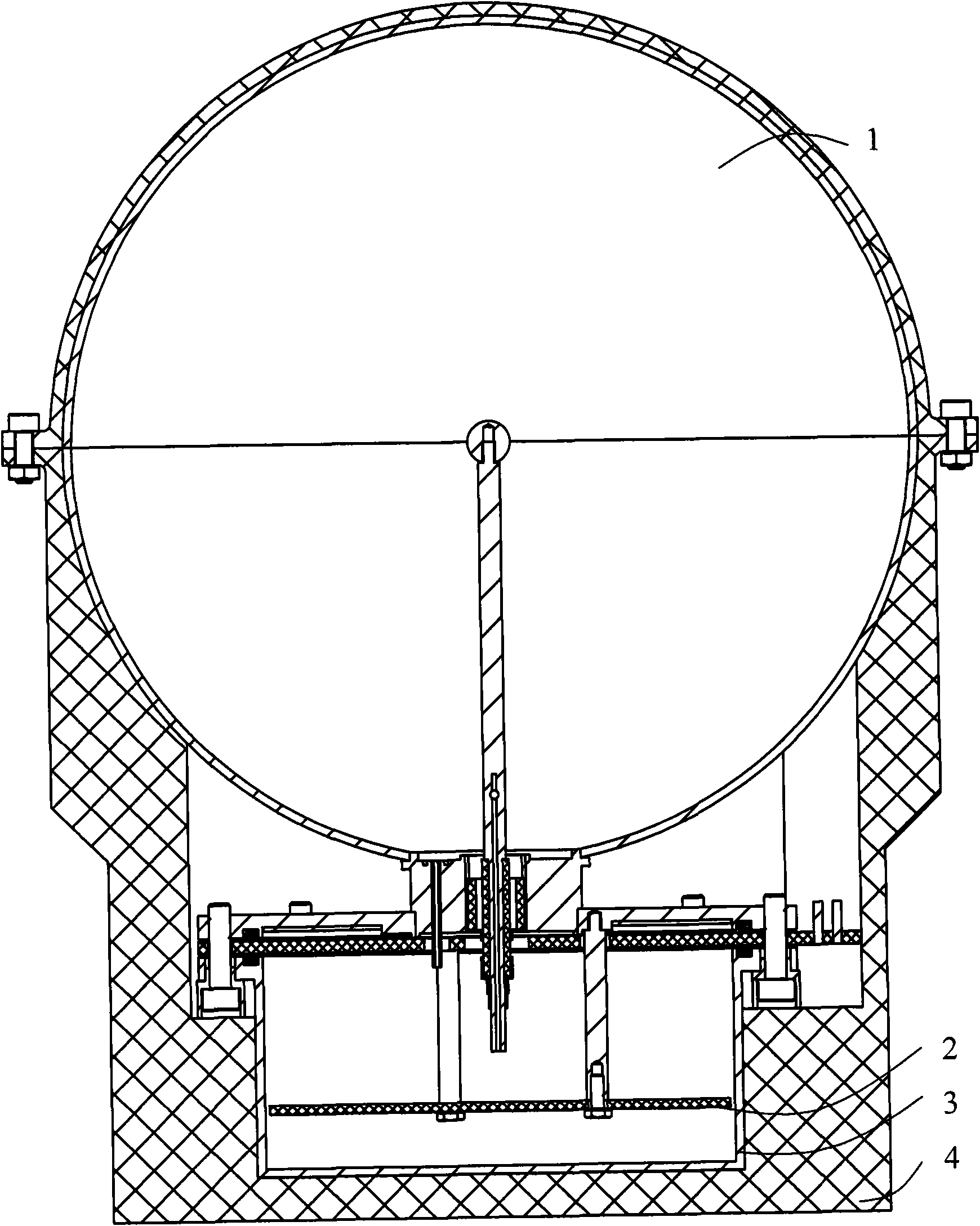 Detector device used for radiation monitoring