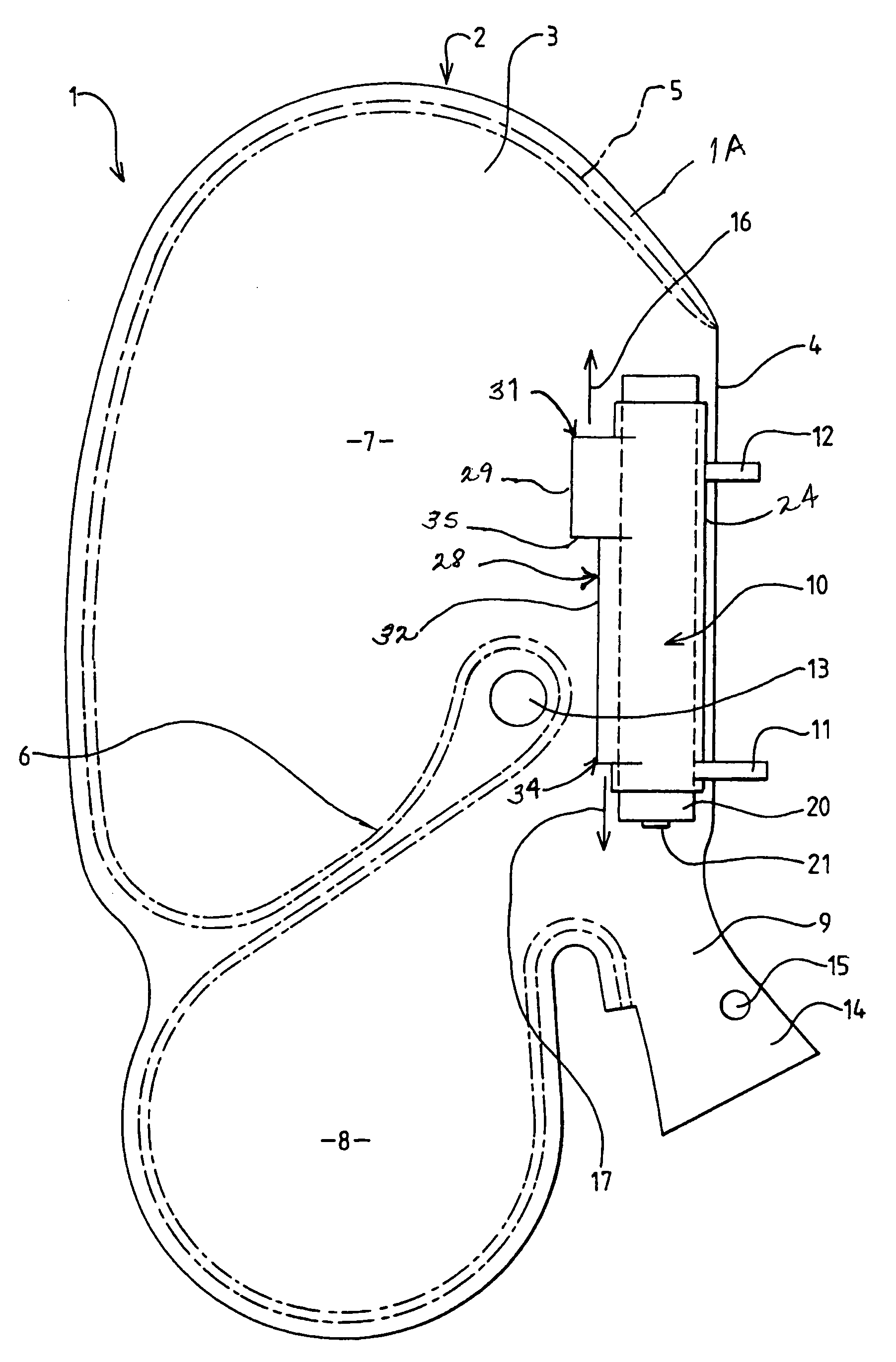 Gas deflector for an air-bag