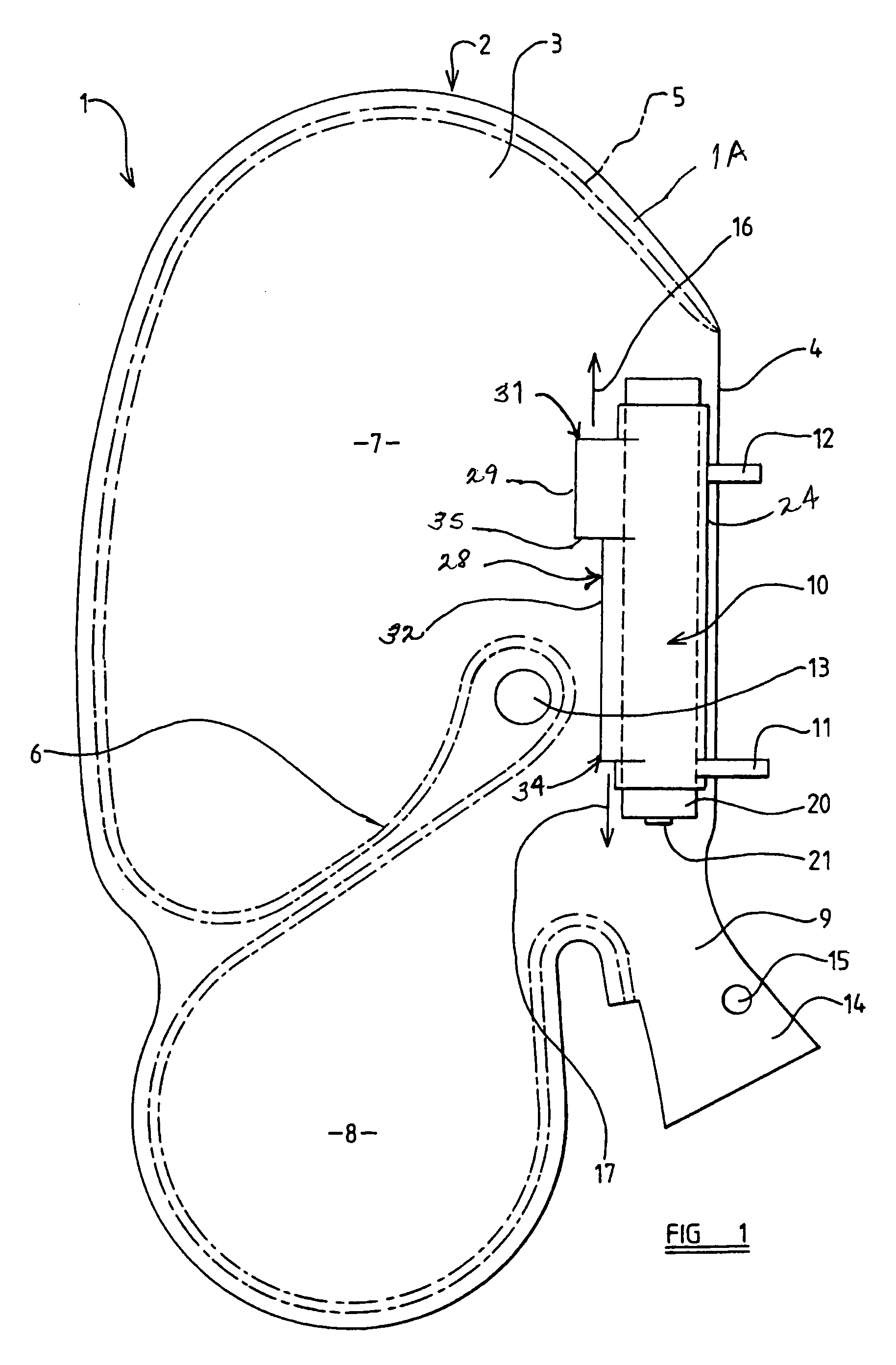 Gas deflector for an air-bag