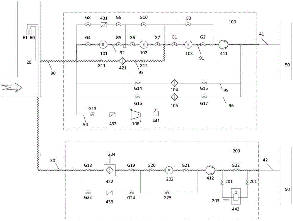 Nuclear power plant radioactive exudation monitoring system