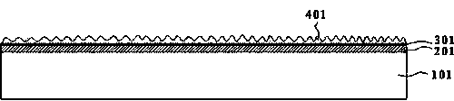 Method for manufacturing anti-slip glazed tile