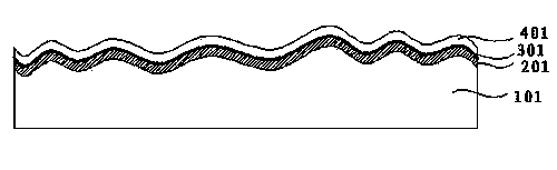 Method for manufacturing anti-slip glazed tile