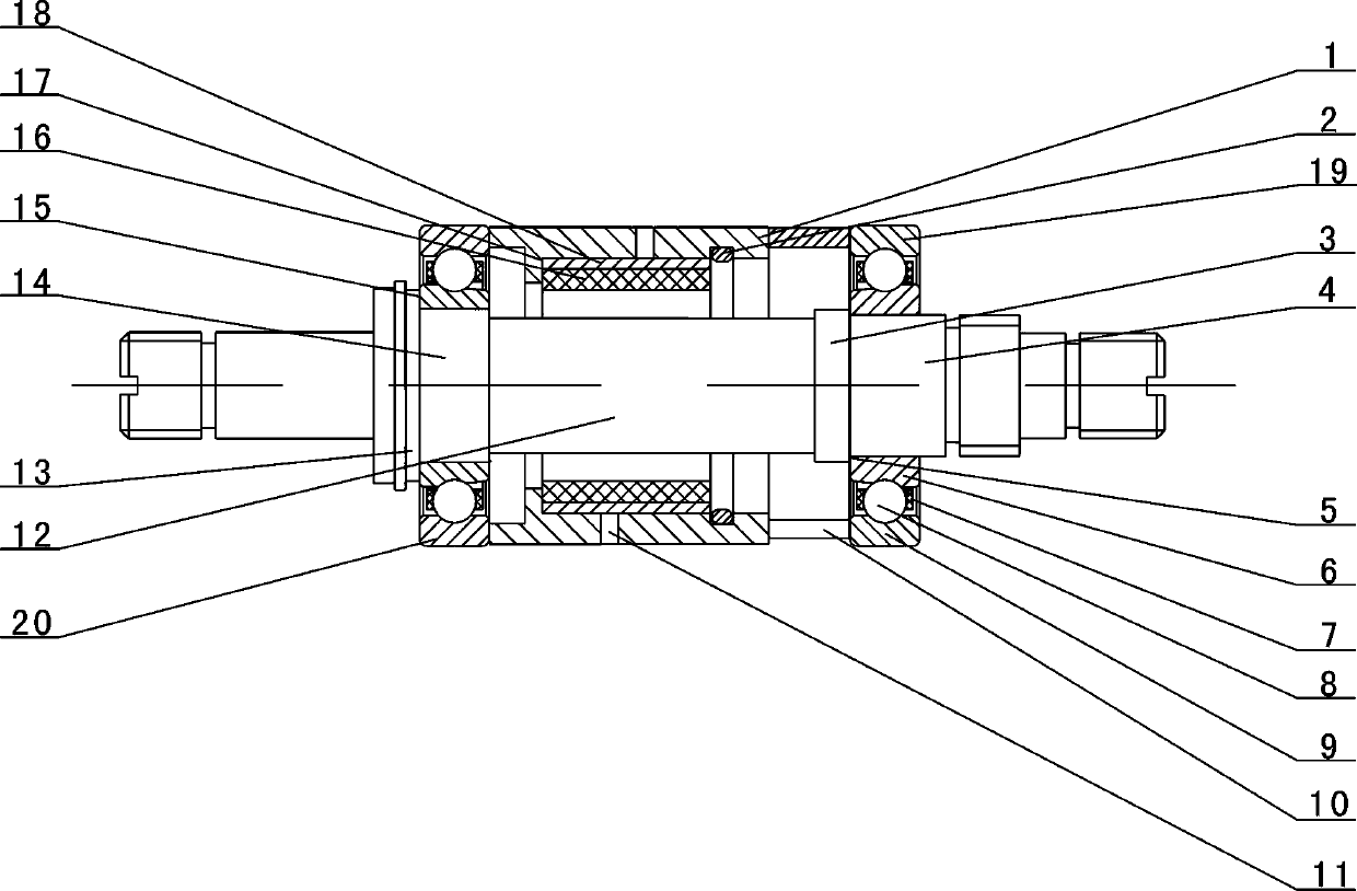 Gyro motor bearing unit