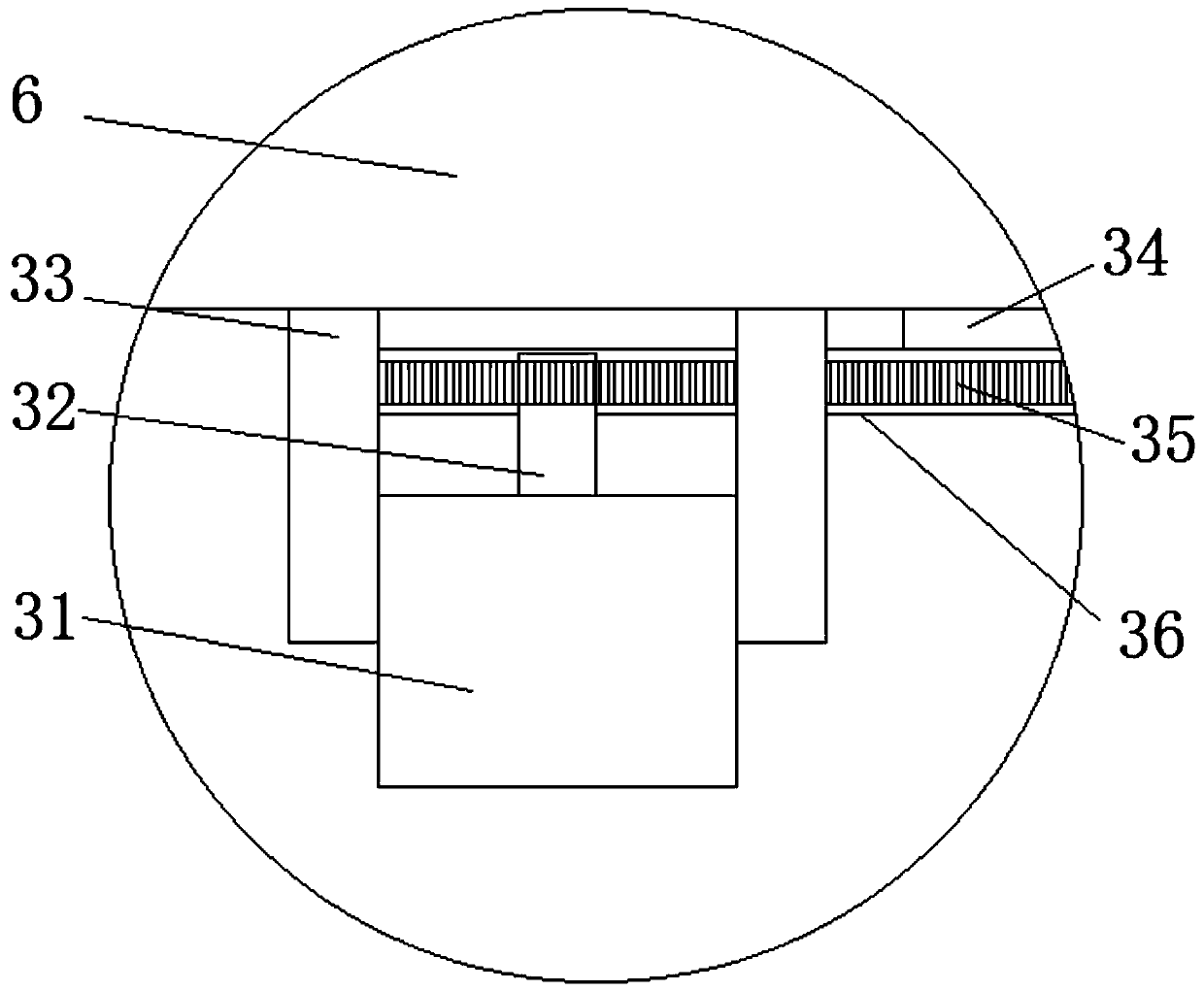 An automatic positioning device for tapping and feeding the filter cover