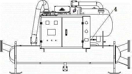 Water source heat pump unit system for low temperature water source