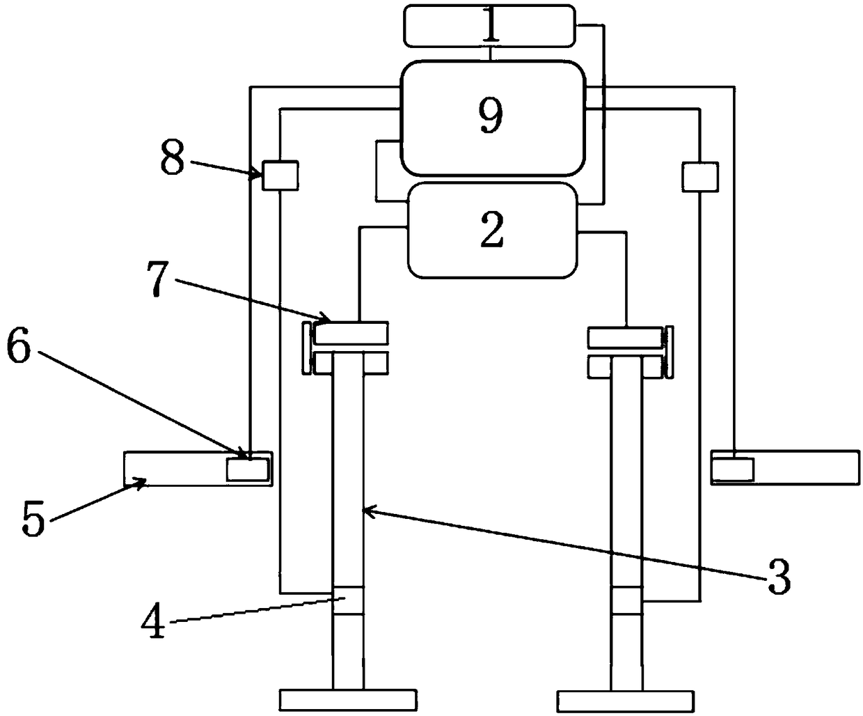 Wearable flexible walking assistance robot control system and method