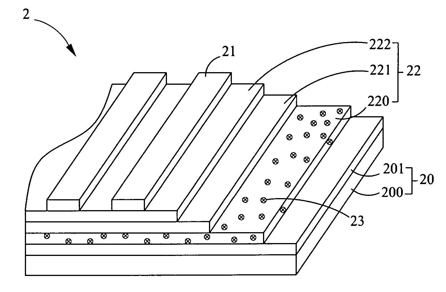 Photovoltaic cell having nanodots and method for forming the same