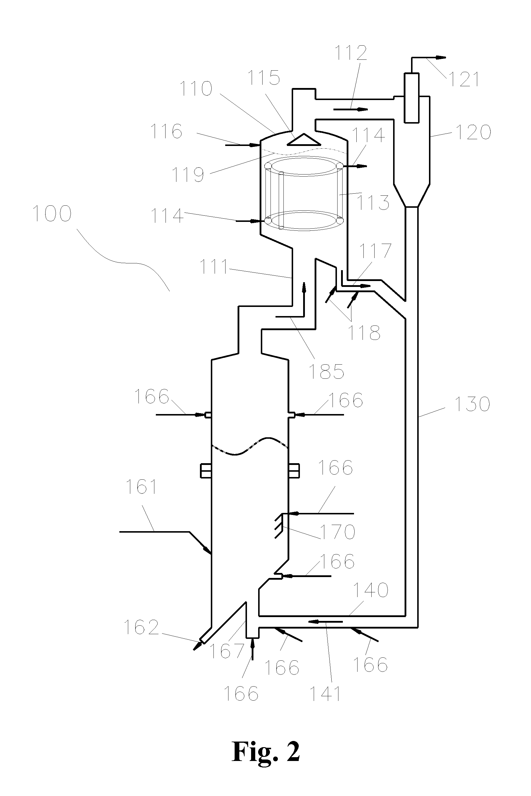 Second Stage Gasifier In Staged Gasification And Integrated Process