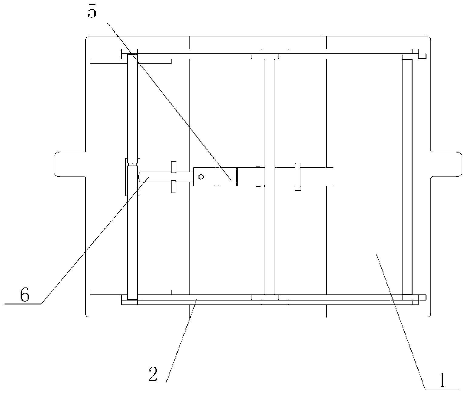 Ejection rod structure for press plate of paper shredder