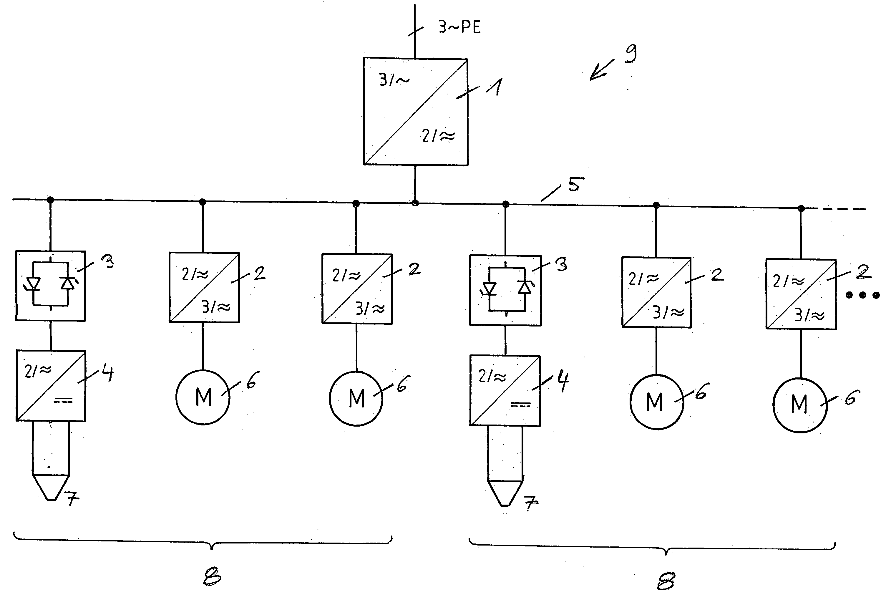 Power supply for resistance welding units