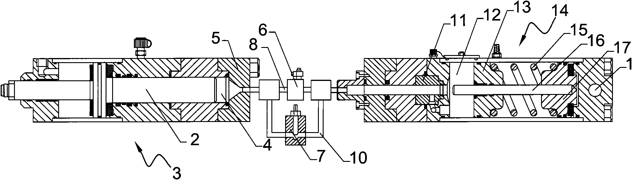 Gas-liquid force increasing mechanism