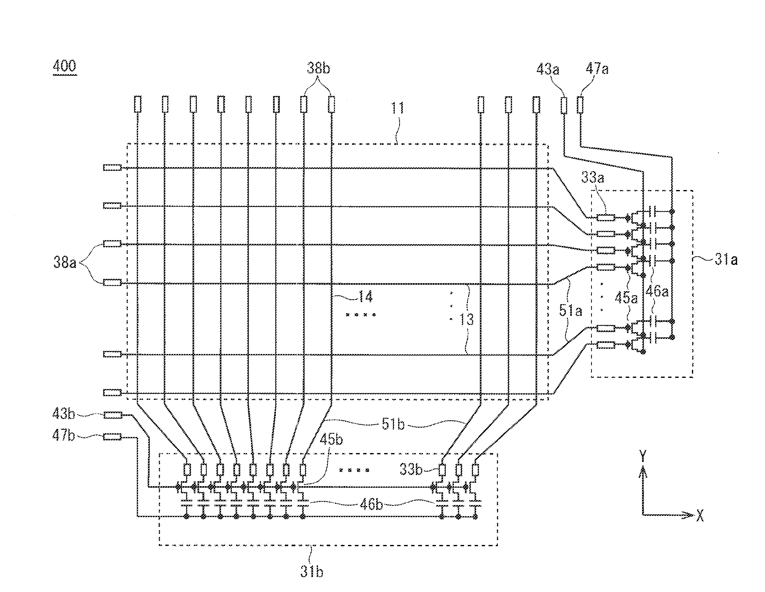 Array substrate, method of disconnection inspecting gate lead wire and source lead wire in the array substrate, method of inspecting the array substrate, and liquid crystal display device