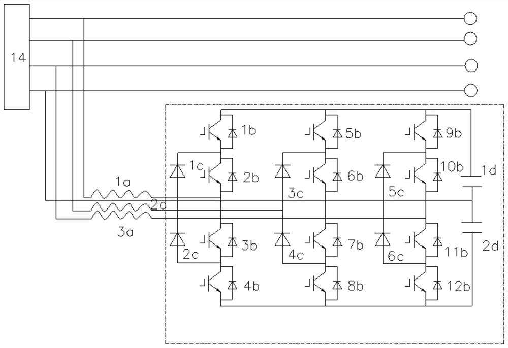 A modular server power supply with multi-output combination