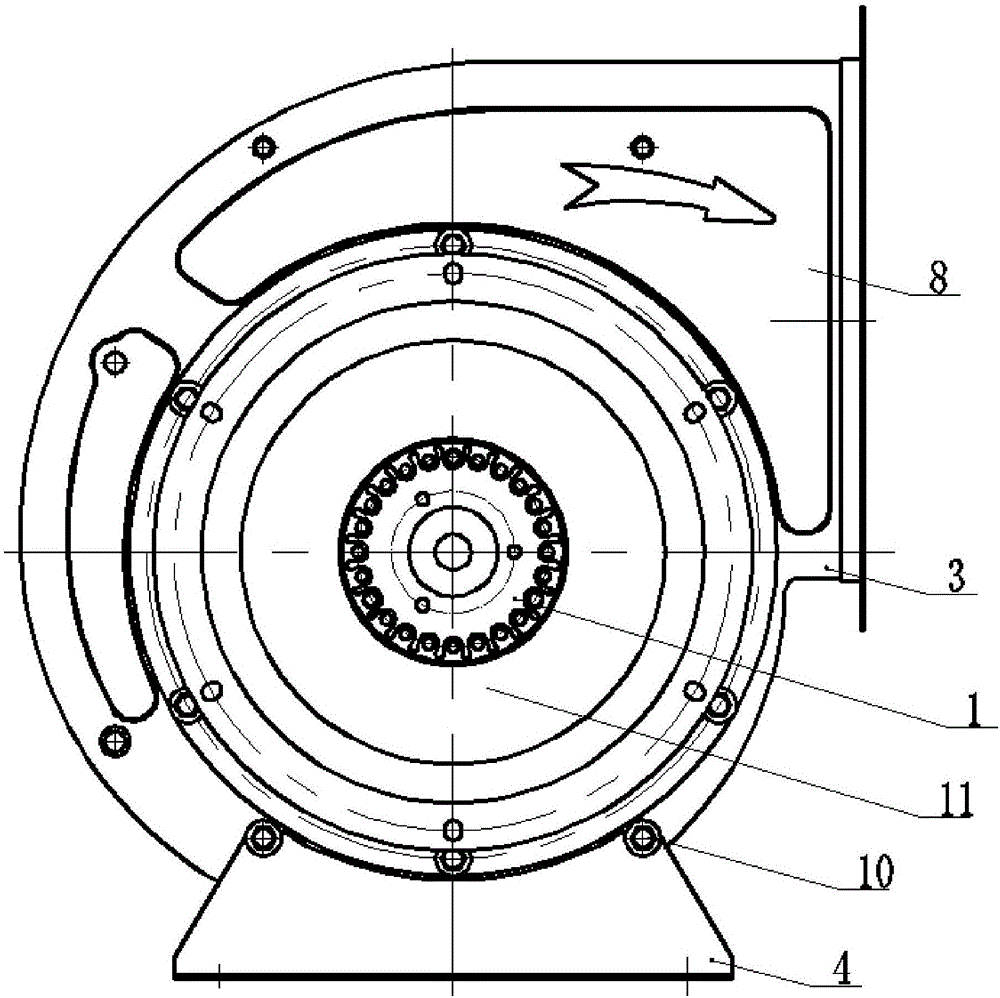 Non-oil-sticking fan impeller