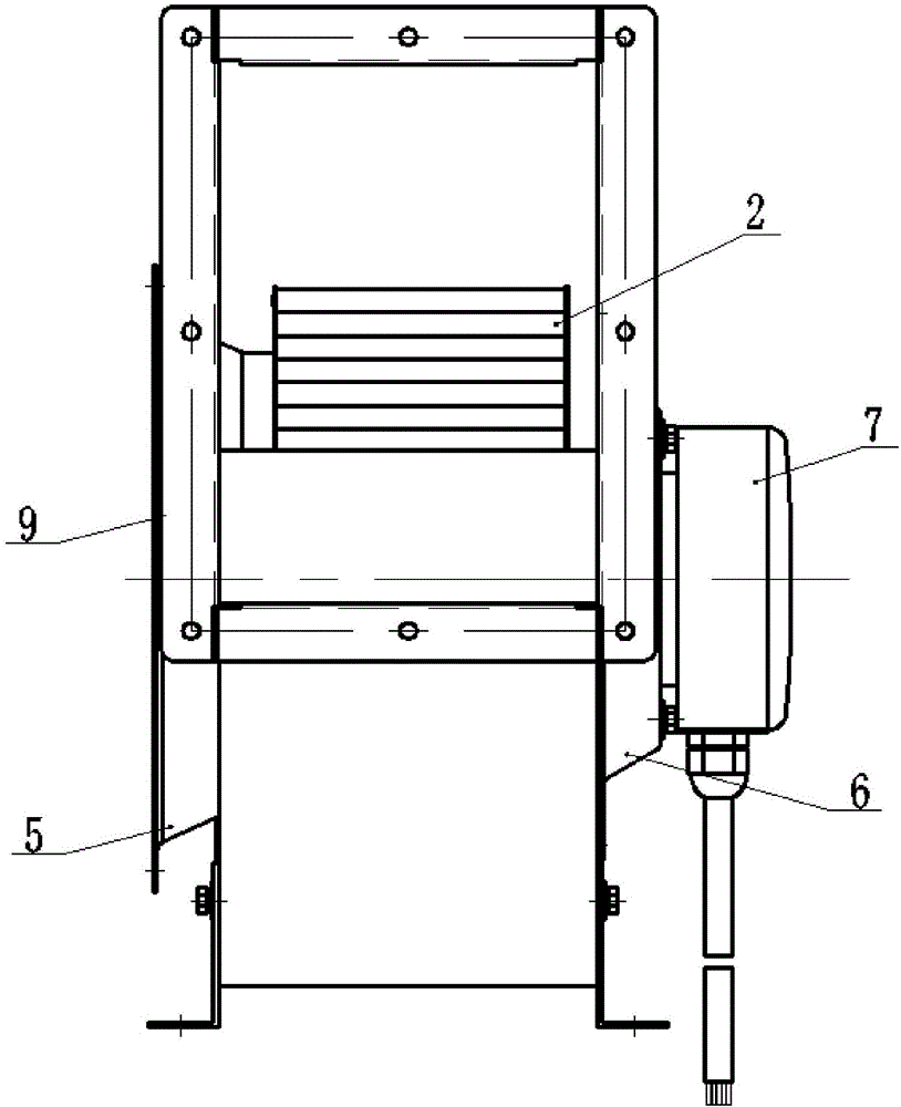 Non-oil-sticking fan impeller