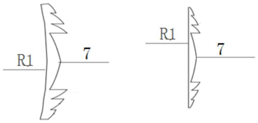 Illumination system for improving collimation efficiency based on Fresnel lens