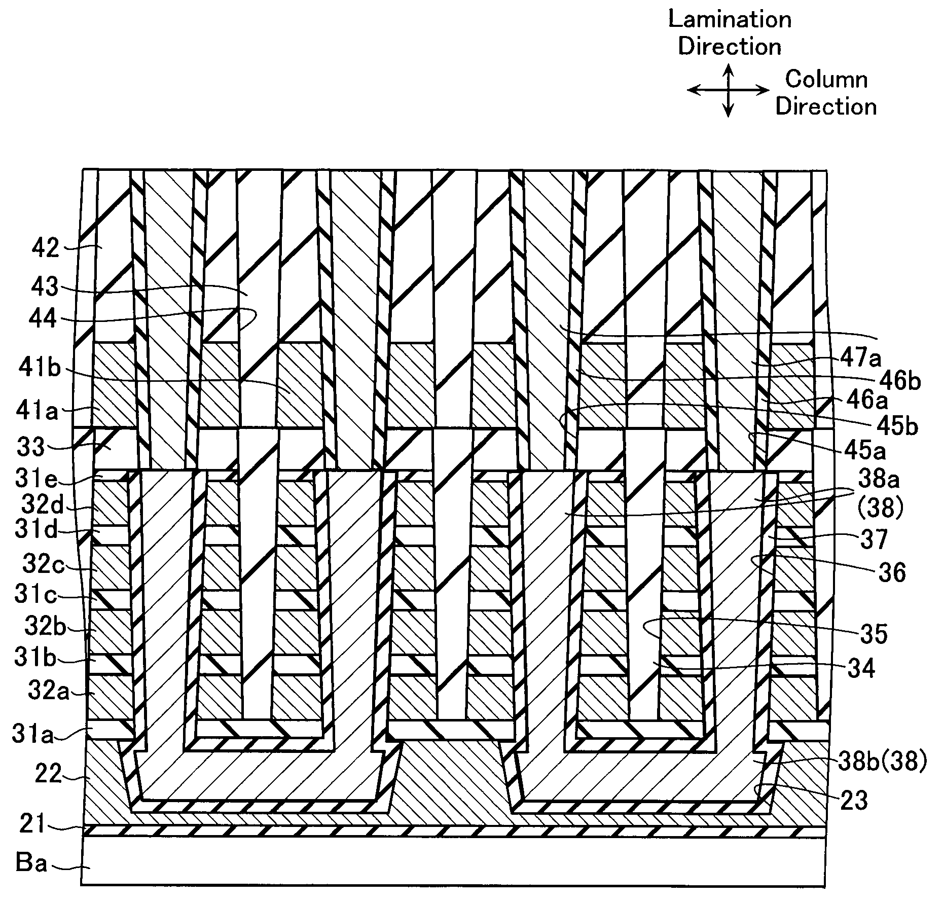 Non-volatile semiconductor storage device and method of manufacturing the same