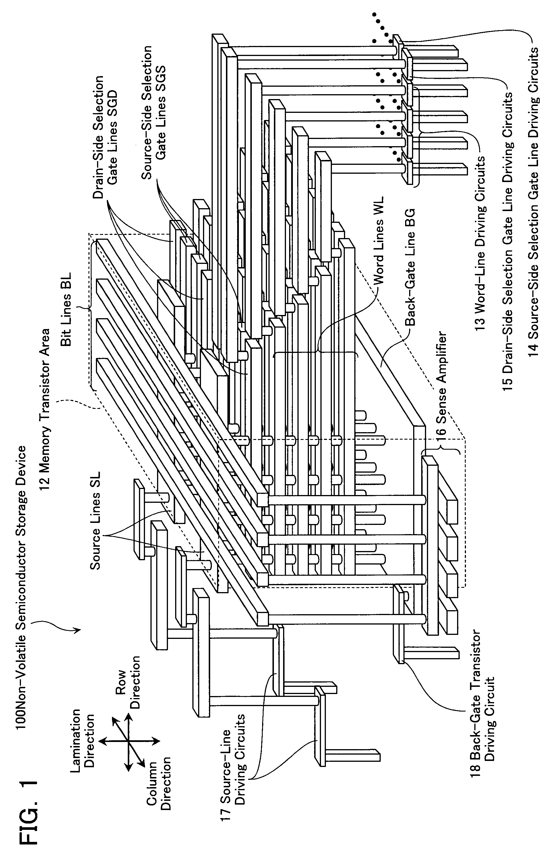 Non-volatile semiconductor storage device and method of manufacturing the same