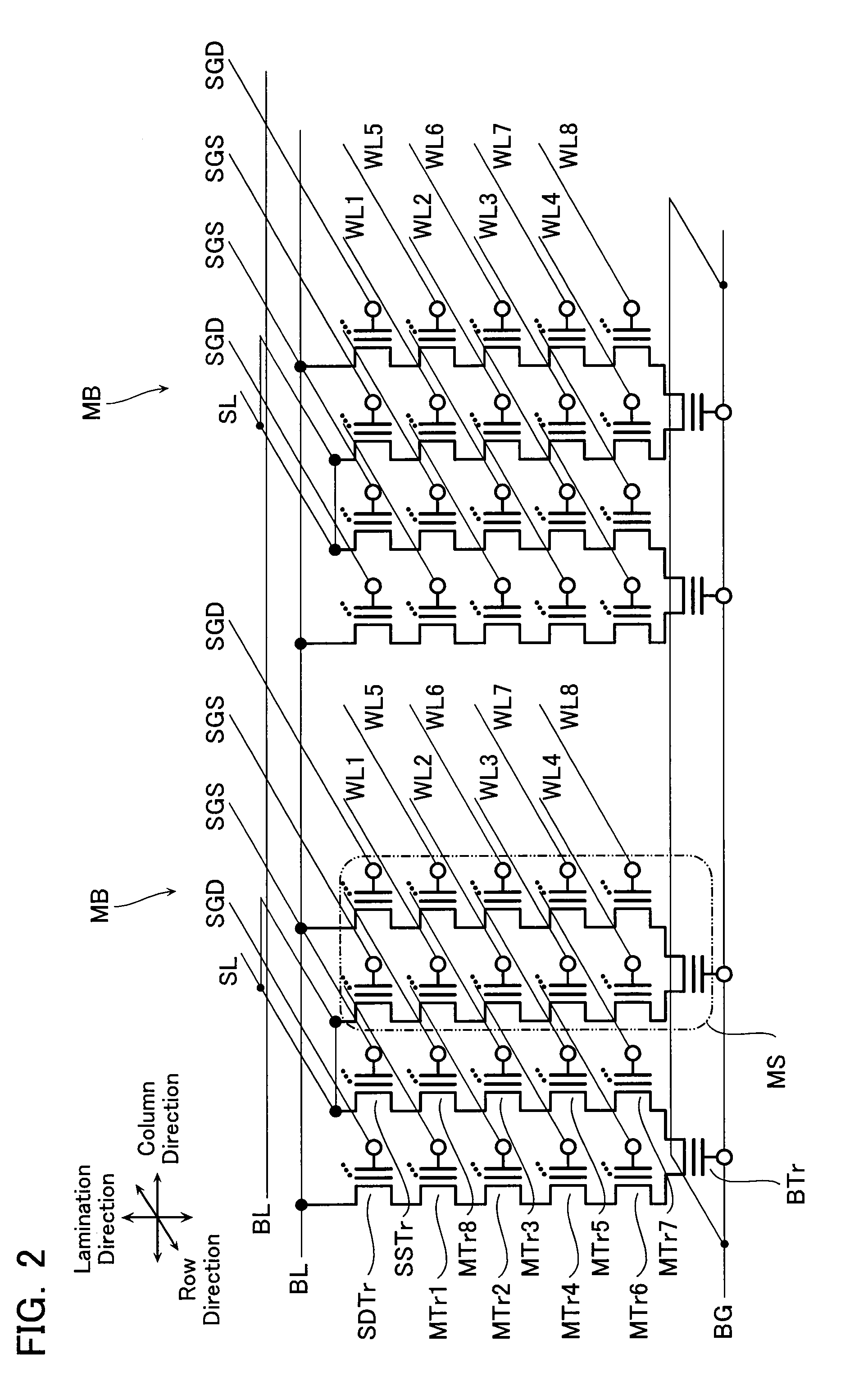 Non-volatile semiconductor storage device and method of manufacturing the same