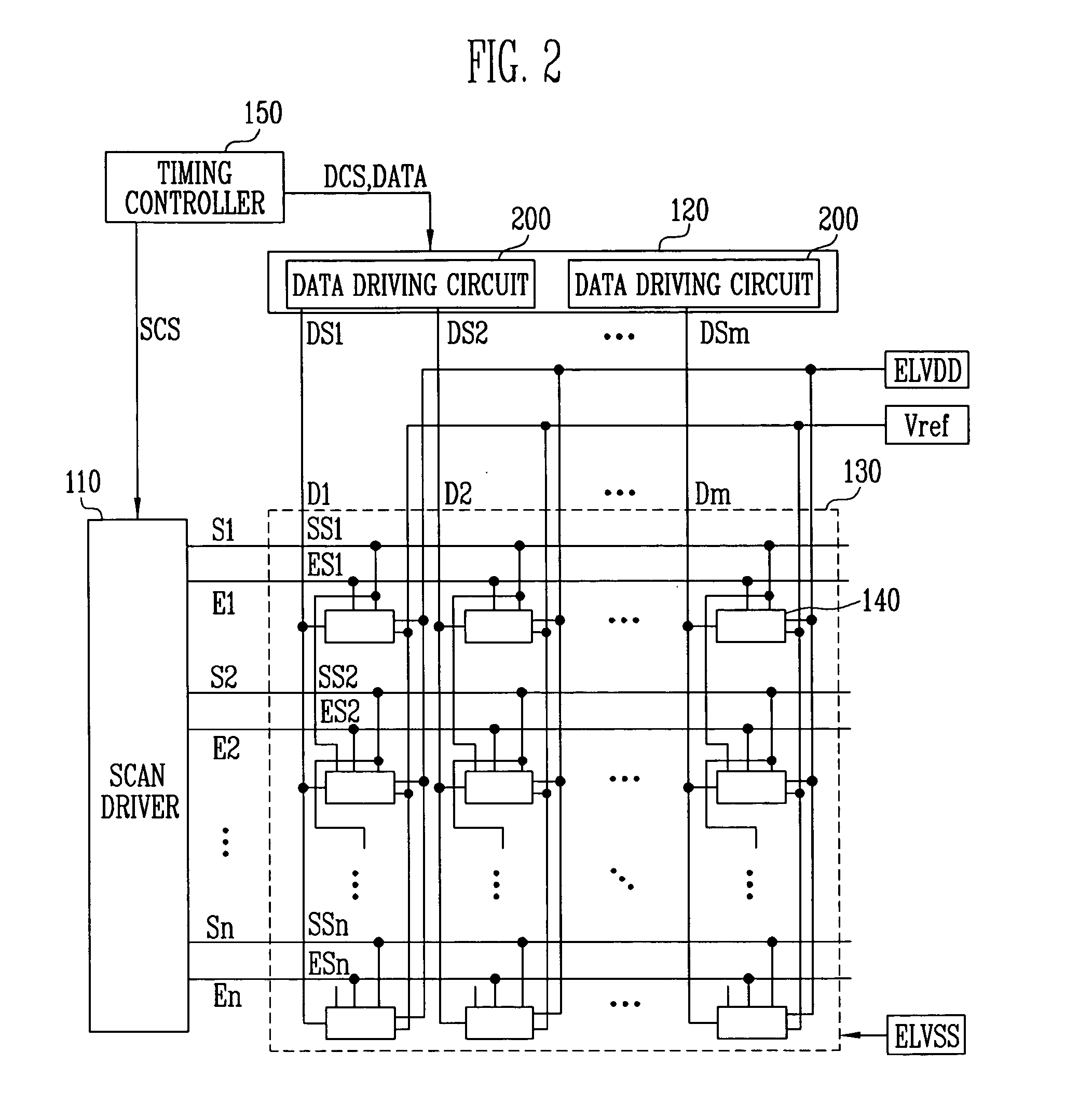 Data driving circuits and driving methods of organic light emitting displays using the same