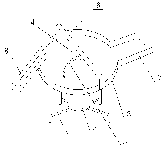 Medicine bottle arraying output device