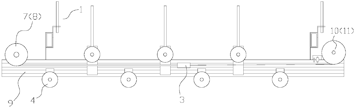 Wavy winding-adjustable ceiling