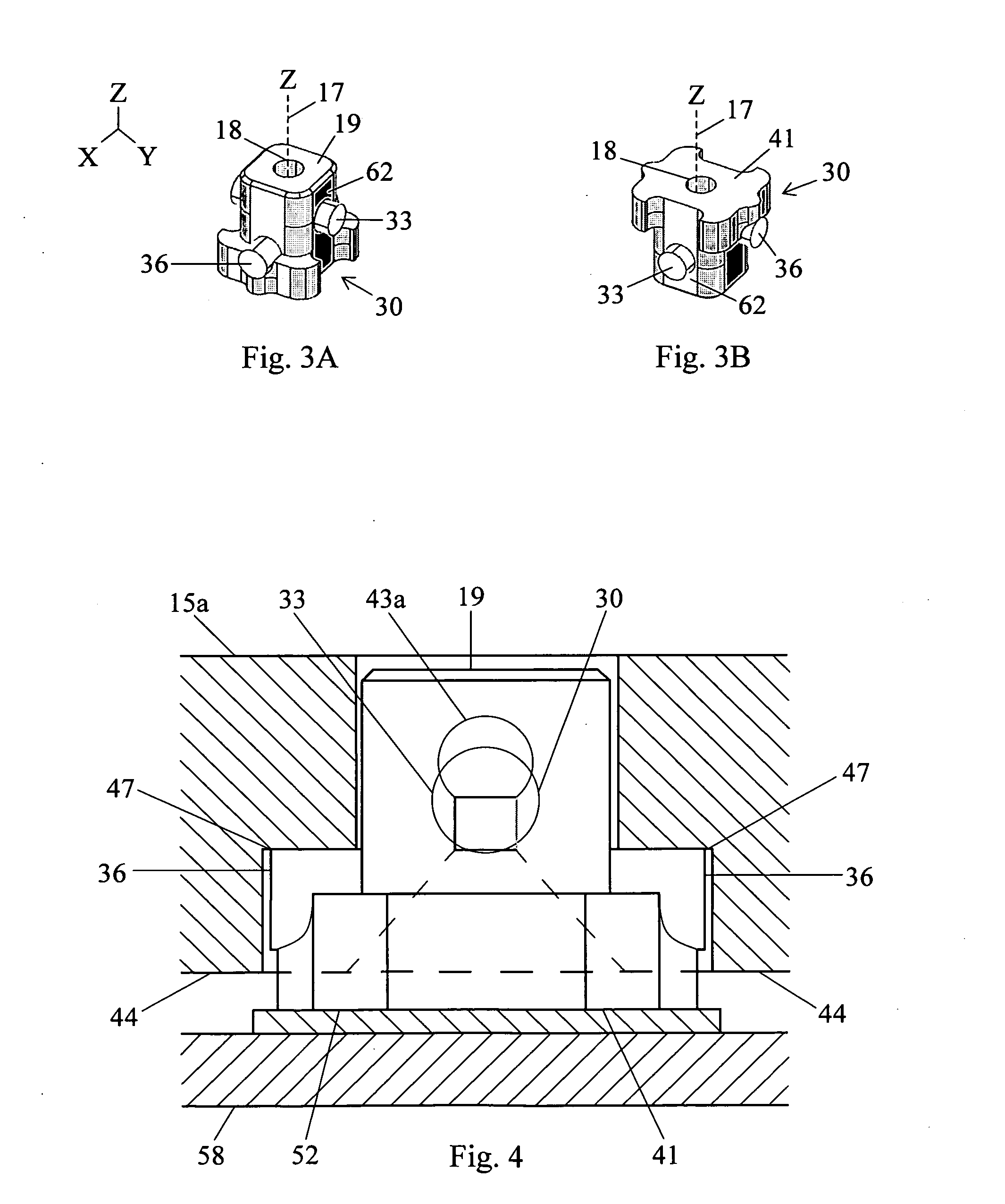 Contact insert for a microcircuit test socket