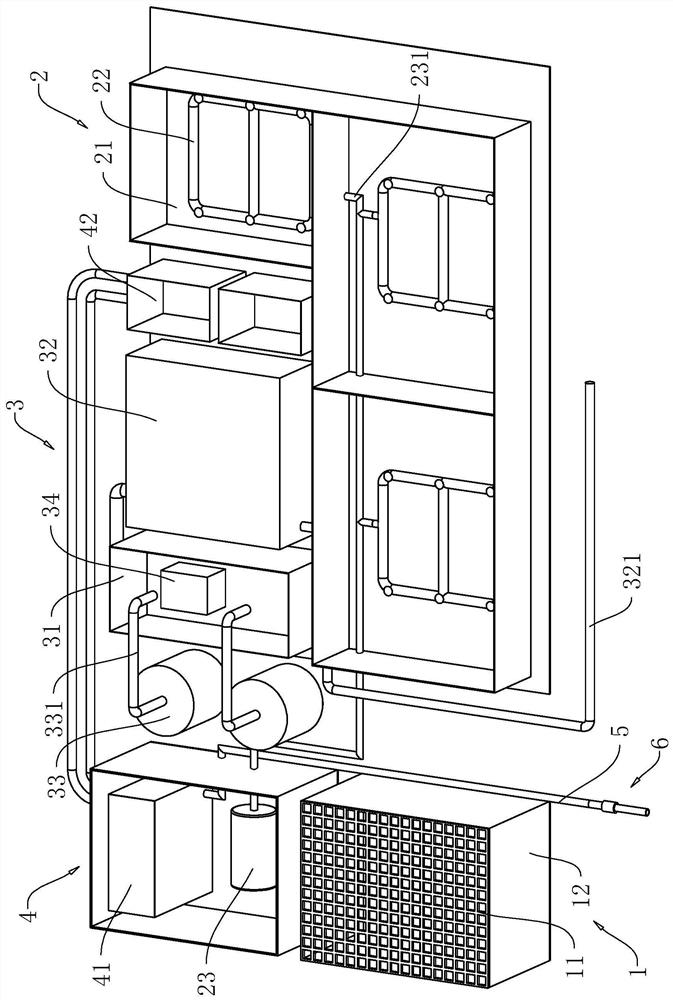 Rainwater pipeline bypass enhanced water purification treatment system