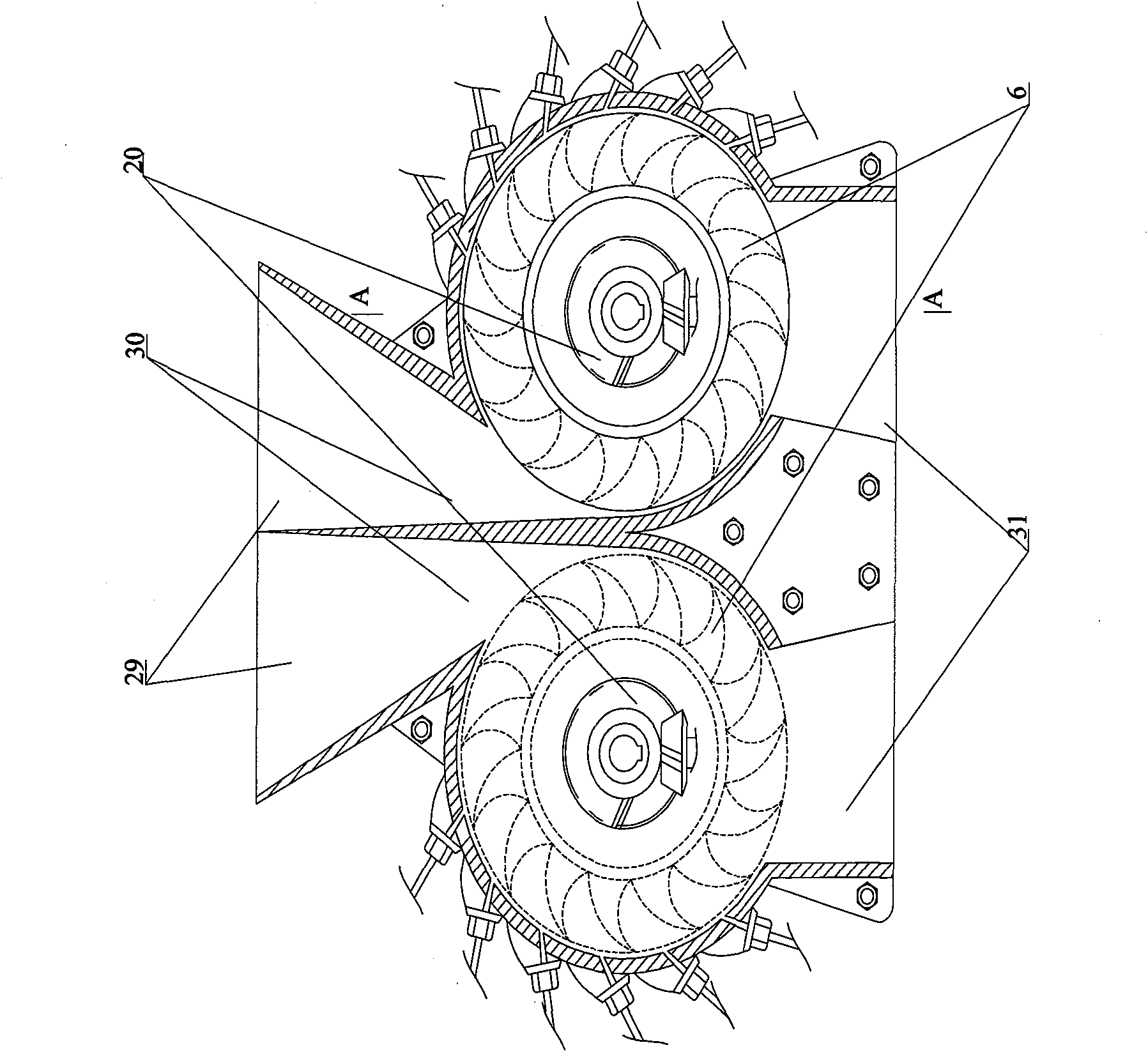Impeller of wind-air engine and wind-air engine