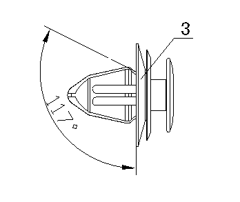 Clamping and connection structure of automobile door footboard and automobile body plate