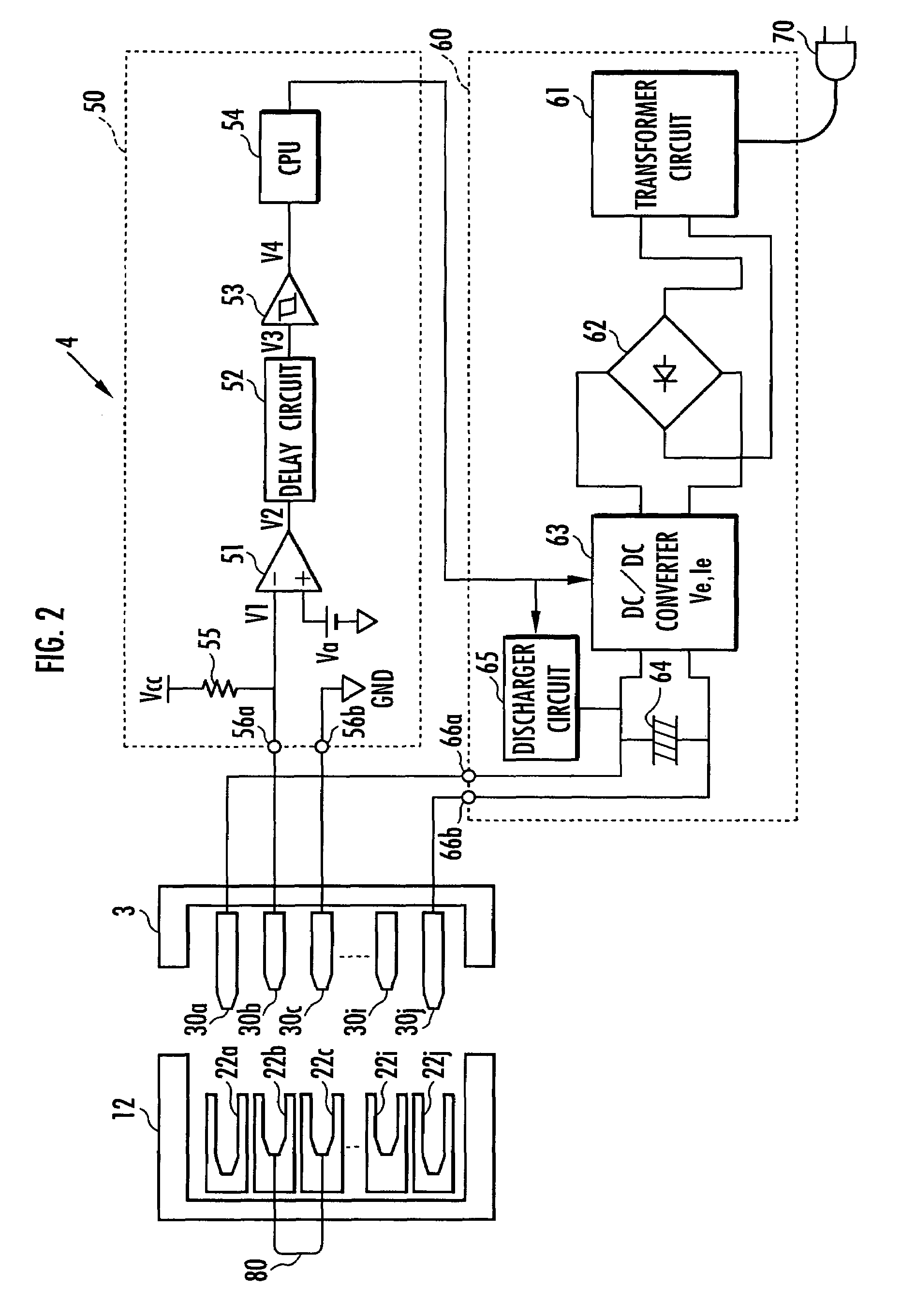 Charging system for legged walking robot