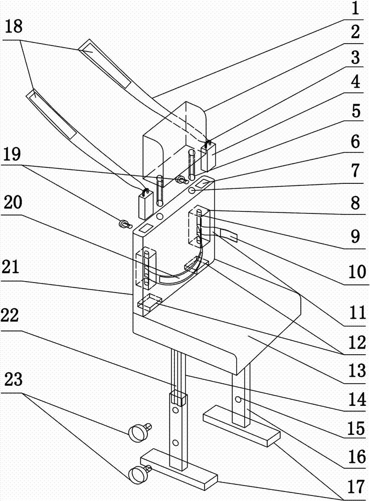 Student chair for correcting sitting postures