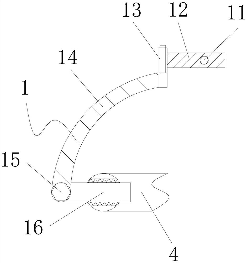 Single-hole thoracoscope incision separation protective sleeve